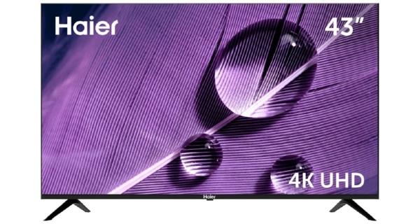 Телевизор Haier 43 Smart TV S1, 43'(109 см), UHD 4K